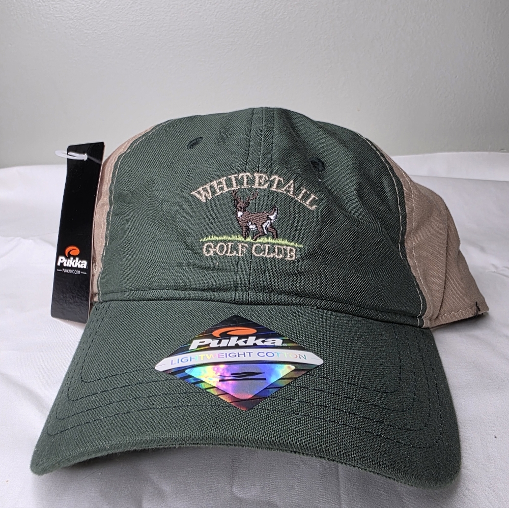 Pukka Green and Tan Whitetail Golf Club Cap